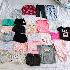 27 Piece Toddler Girls Clothing Bundle 18m-2T